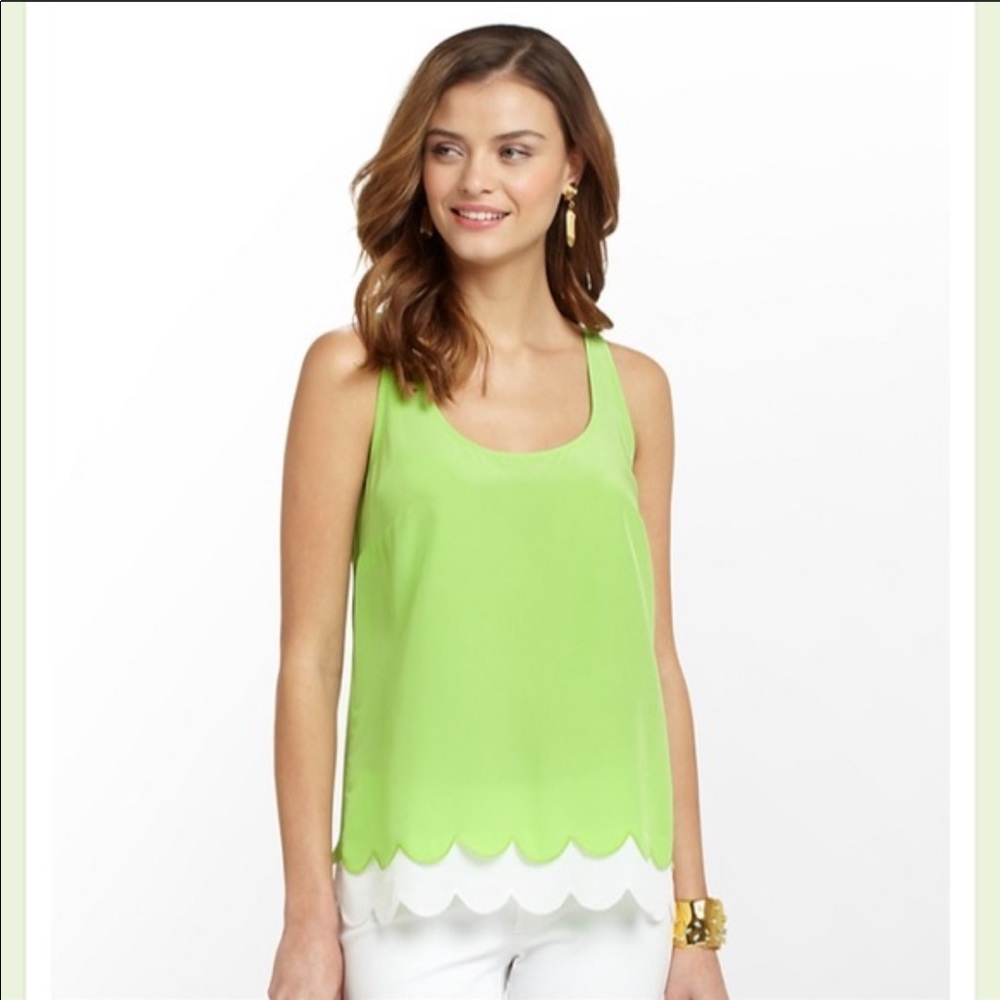 NWT Lilly Pulitzer Scalloped Top